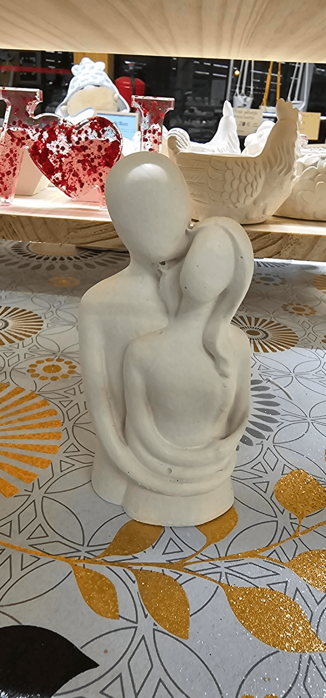 Couple enlacé