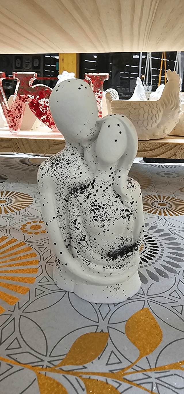 Couple enlacé